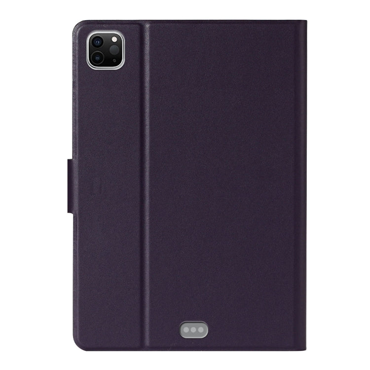 For iPad Pro 11 2024 Pure Color Smart Leather Tablet Case(Purple)