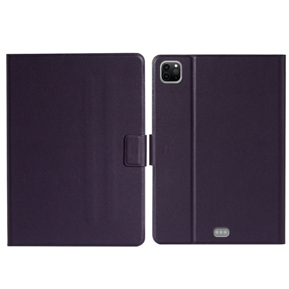 For iPad Pro 11 2024 Pure Color Smart Leather Tablet Case(Purple)