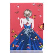 For iPad Pro 11 2024 Voltage Coloured Drawing Smart Leather Tablet Case(Girl Back)