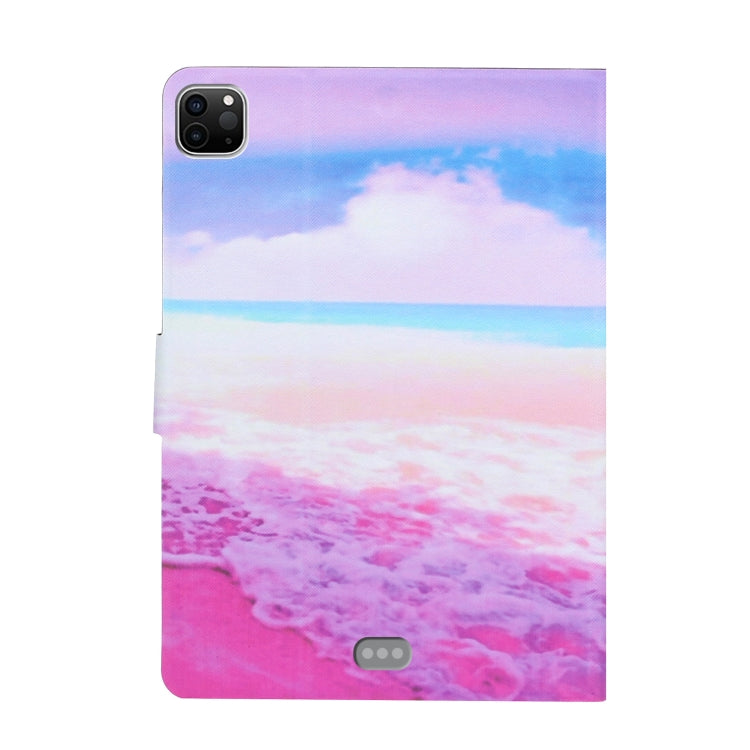 For iPad Pro 11 2024 Voltage Coloured Drawing Smart Leather Tablet Case(Marble)