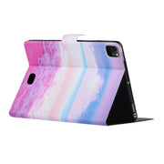 For iPad Pro 11 2024 Voltage Coloured Drawing Smart Leather Tablet Case(Marble)