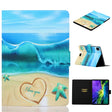For iPad Pro 11 2024 Voltage Coloured Drawing Smart Leather Tablet Case(Blue Beach) - iPad Pro 11 2024 Cases by PMC TechLife | Online Shopping South Africa | PMC TechLife | Buy Now Pay Later Mobicred