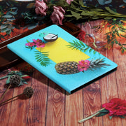 For iPad Pro 11 2024 Voltage Coloured Drawing Smart Leather Tablet Case(Pineapple)