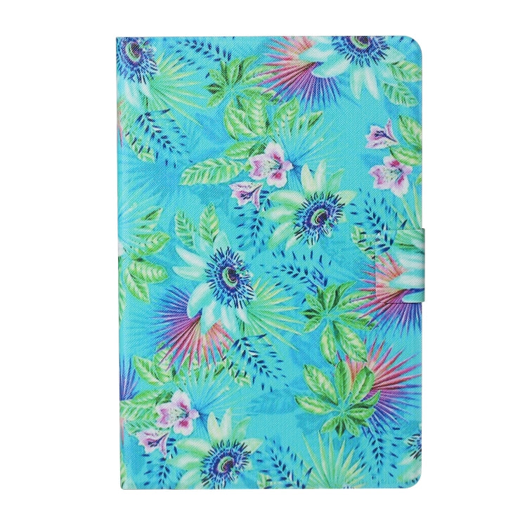 For iPad Pro 11 2024 Voltage Coloured Drawing Smart Leather Tablet Case(Flowers)