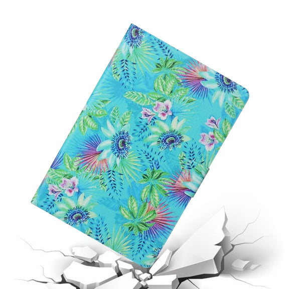 For iPad Pro 11 2024 Voltage Coloured Drawing Smart Leather Tablet Case(Flowers)