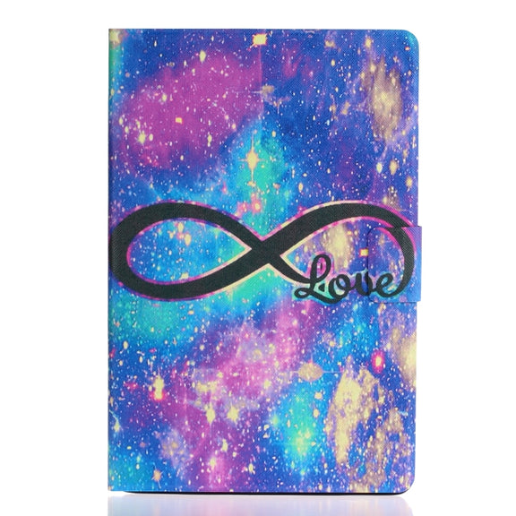 For iPad Pro 11 2024 Voltage Coloured Drawing Smart Leather Tablet Case(LOVE)