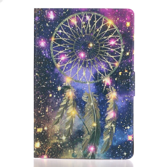 For iPad Pro 11 2024 Voltage Coloured Drawing Smart Leather Tablet Case(Windbell)