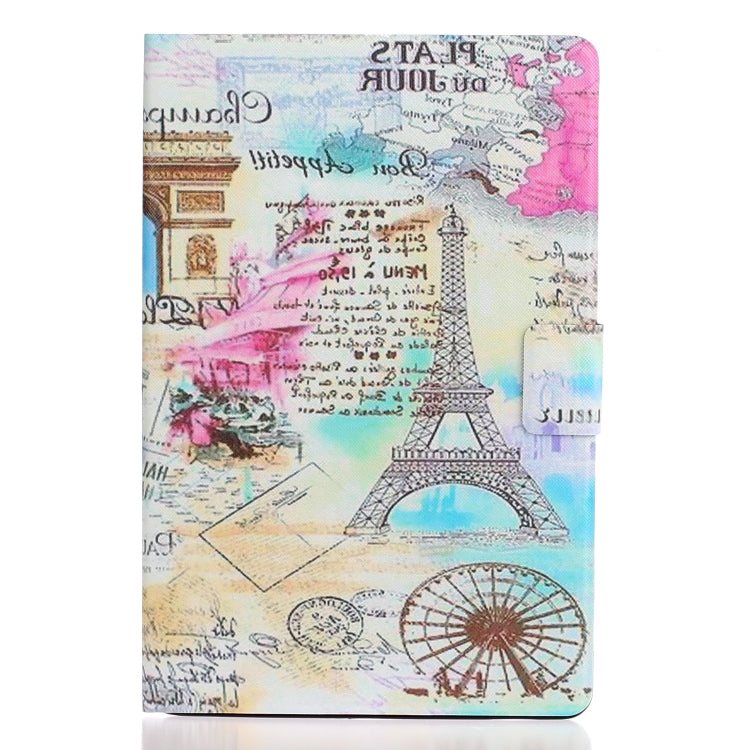 For iPad Pro 11 2024 Voltage Coloured Drawing Smart Leather Tablet Case(Iron Tower)