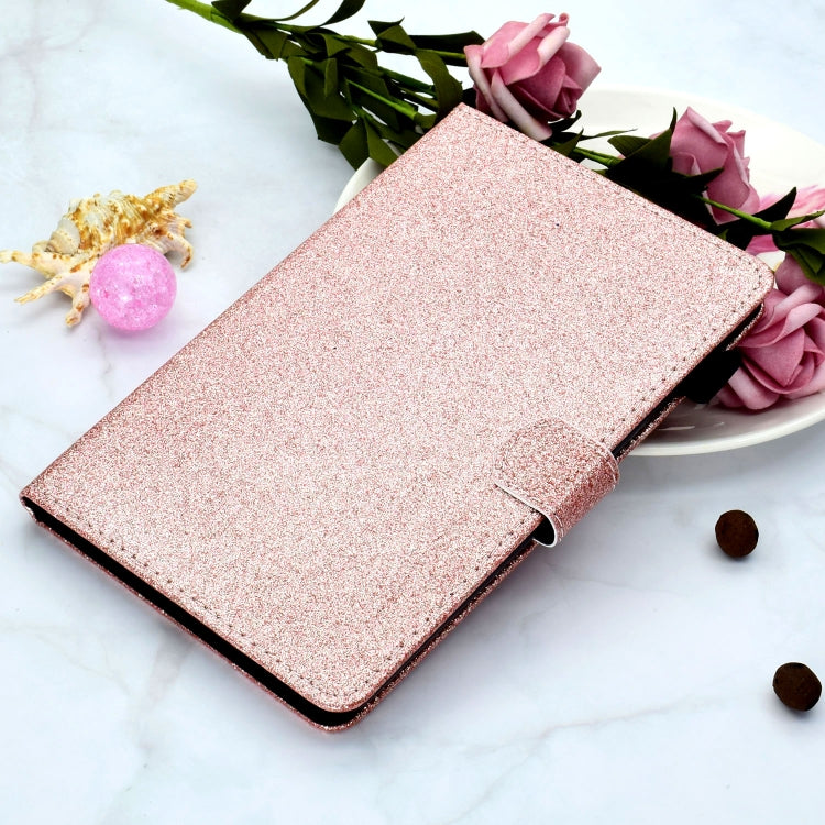 For iPad Pro 11 2024 Glitter Smart Leather Tablet Case(Rose Gold)