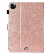 For iPad Pro 11 2024 Glitter Smart Leather Tablet Case(Rose Gold)