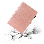 For iPad Pro 11 2024 Glitter Smart Leather Tablet Case(Rose Gold)