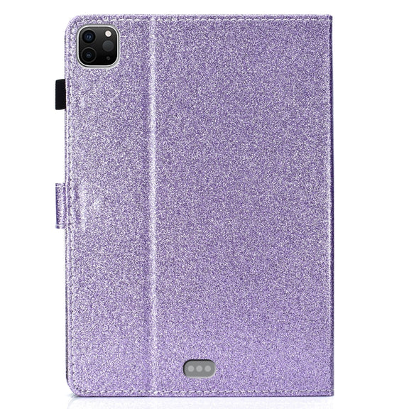For iPad Pro 11 2024 Glitter Smart Leather Tablet Case(Purple)