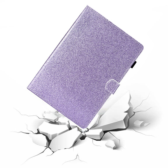 For iPad Pro 11 2024 Glitter Smart Leather Tablet Case(Purple)