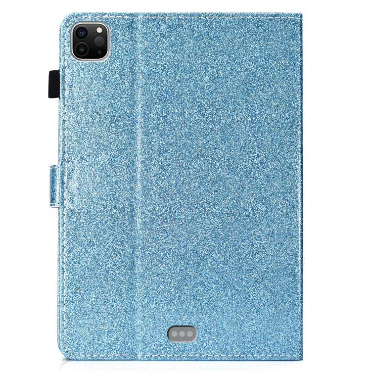 For iPad Pro 11 2024 Glitter Smart Leather Tablet Case(Blue)