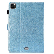For iPad Pro 11 2024 Glitter Smart Leather Tablet Case(Blue)