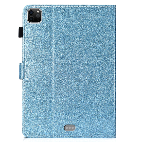 For iPad Pro 11 2024 Glitter Smart Leather Tablet Case(Blue)