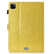 For iPad Pro 11 2024 Glitter Smart Leather Tablet Case(Golden)