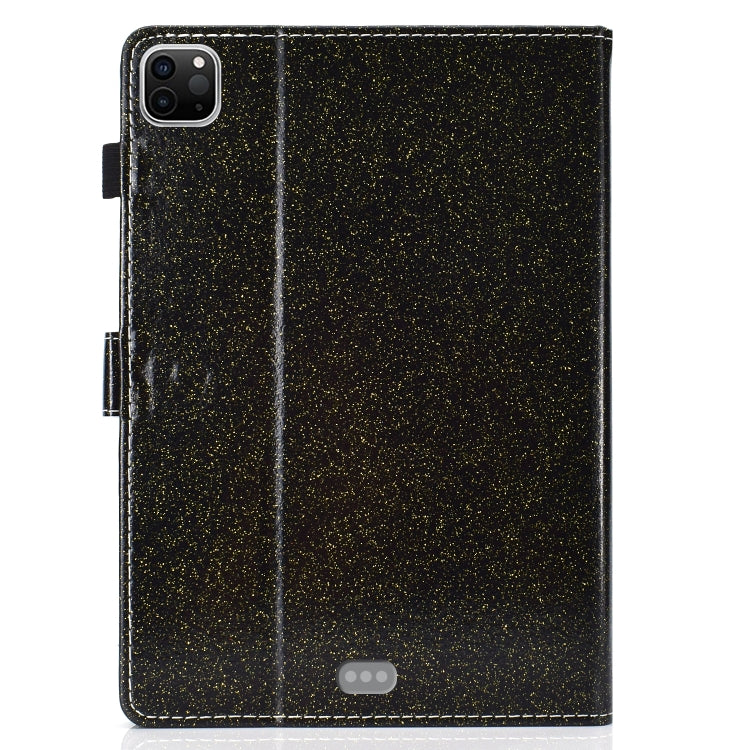 For iPad Pro 11 2024 Glitter Smart Leather Tablet Case(Black)