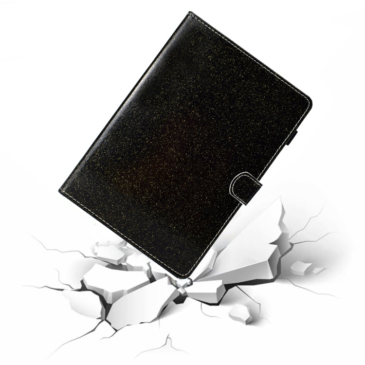 For iPad Pro 11 2024 Glitter Smart Leather Tablet Case(Black)
