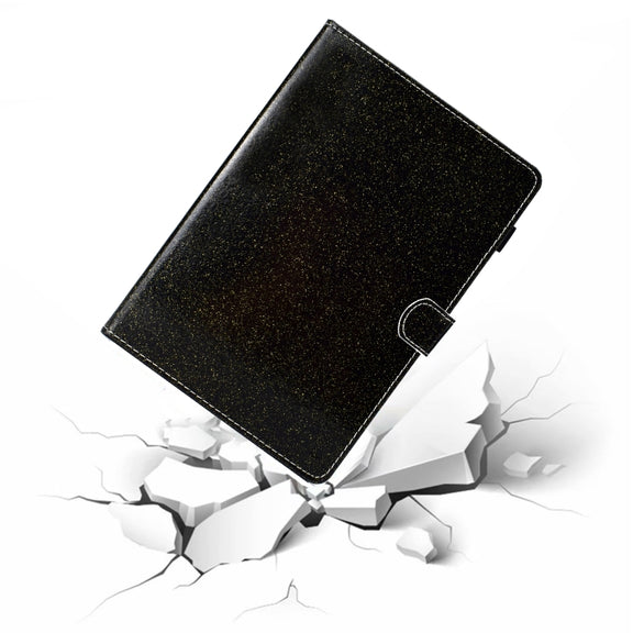 For iPad Pro 11 2024 Glitter Smart Leather Tablet Case(Black)