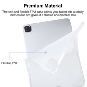 For iPad Pro 11 2024 TPU Tablet Case(Frosted Clear)
