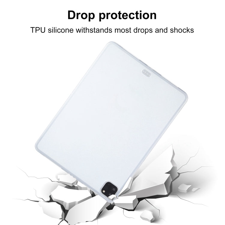 For iPad Pro 11 2024 TPU Tablet Case(Frosted Clear)