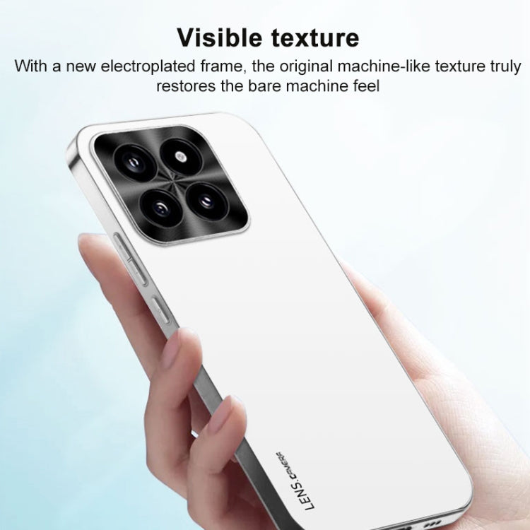 For Xiaomi Redmi K70 Pro AG Frosted Electroplating Acrylic Phone Case(Black)