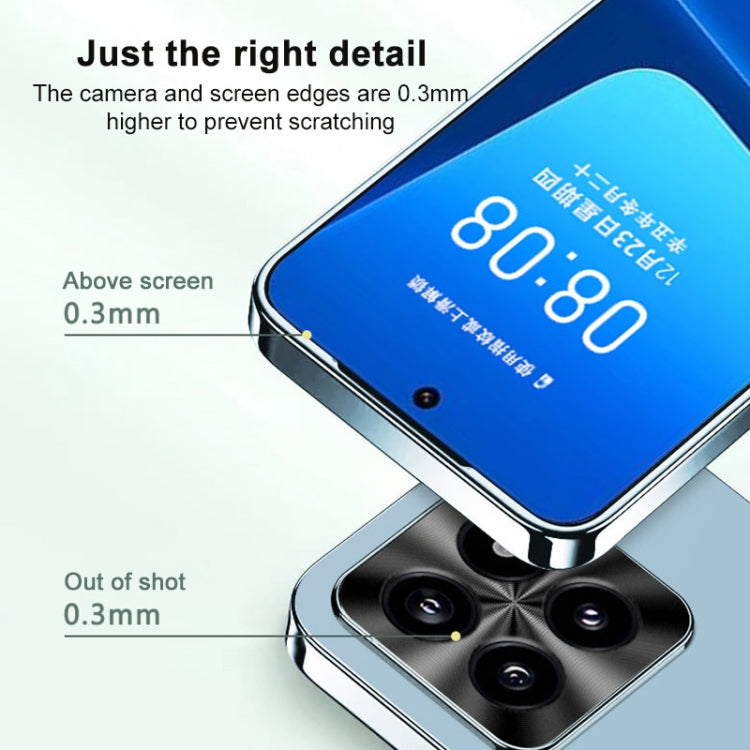 For Xiaomi Redmi K70 Pro AG Frosted Electroplating Acrylic Phone Case(Black)