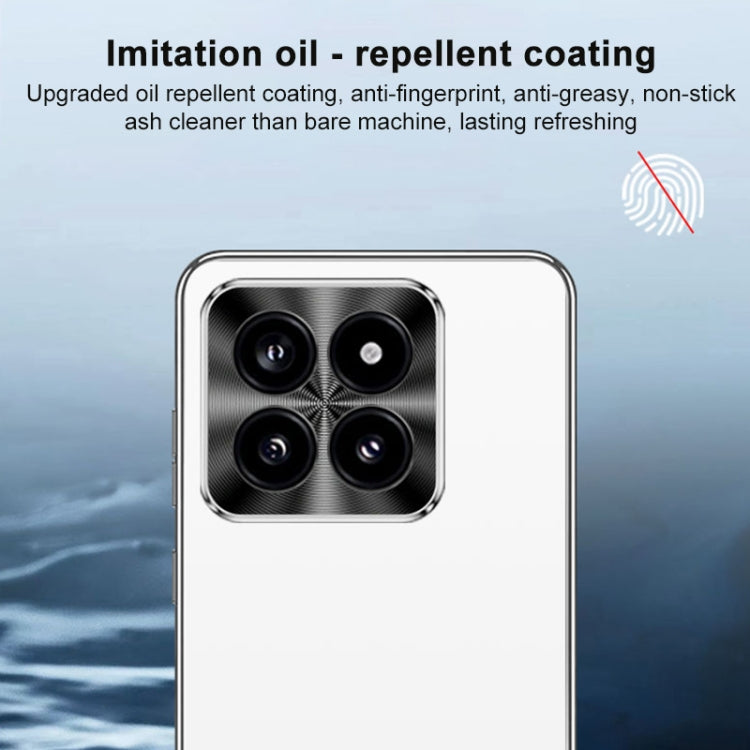 For Xiaomi Redmi K70 AG Frosted Electroplating Acrylic Phone Case(Black)