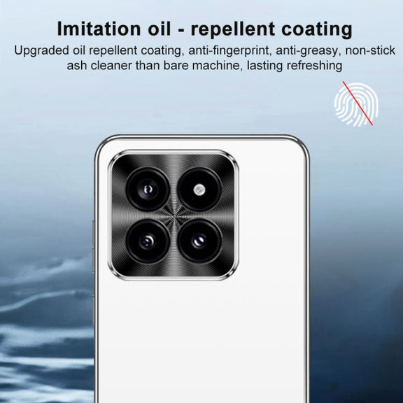 For Xiaomi Redmi K70 AG Frosted Electroplating Acrylic Phone Case(Black)
