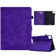 For iPad Pro 11 2024 Embossed Smile Smart Leather Tablet Case(Purple) - iPad Pro 11 2024 Cases by PMC TechLife | Online Shopping South Africa | PMC TechLife | Buy Now Pay Later Mobicred