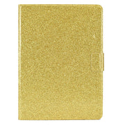For iPad Pro 11 2024 Varnish Glitter Powder Smart Leather Tablet Case(Yellow)
