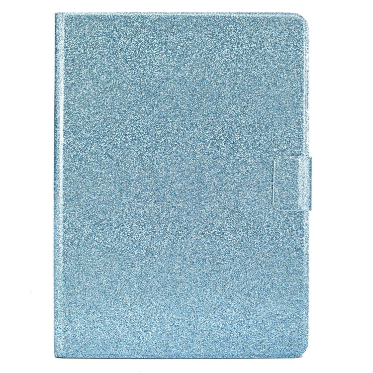 For iPad Pro 11 2024 Varnish Glitter Powder Smart Leather Tablet Case(Blue)