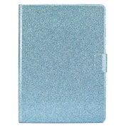 For iPad Pro 11 2024 Varnish Glitter Powder Smart Leather Tablet Case(Blue)