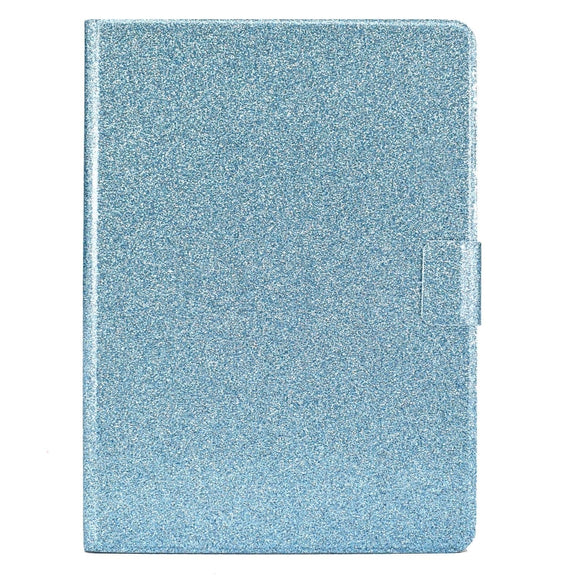 For iPad Pro 11 2024 Varnish Glitter Powder Smart Leather Tablet Case(Blue)