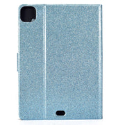 For iPad Pro 11 2024 Varnish Glitter Powder Smart Leather Tablet Case(Blue)