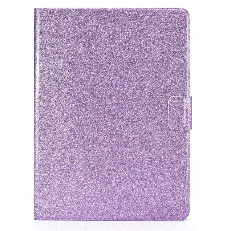 For iPad Pro 11 2024 Varnish Glitter Powder Smart Leather Tablet Case(Purple)