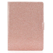 For iPad Pro 11 2024 Varnish Glitter Powder Smart Leather Tablet Case(Rose Gold)
