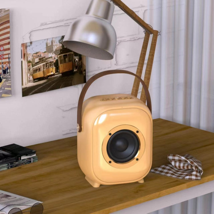 NewRixing NR168W Portable Colorful Bluetooth Speaker Home Dual Mic Karaoke Speaker(Black)