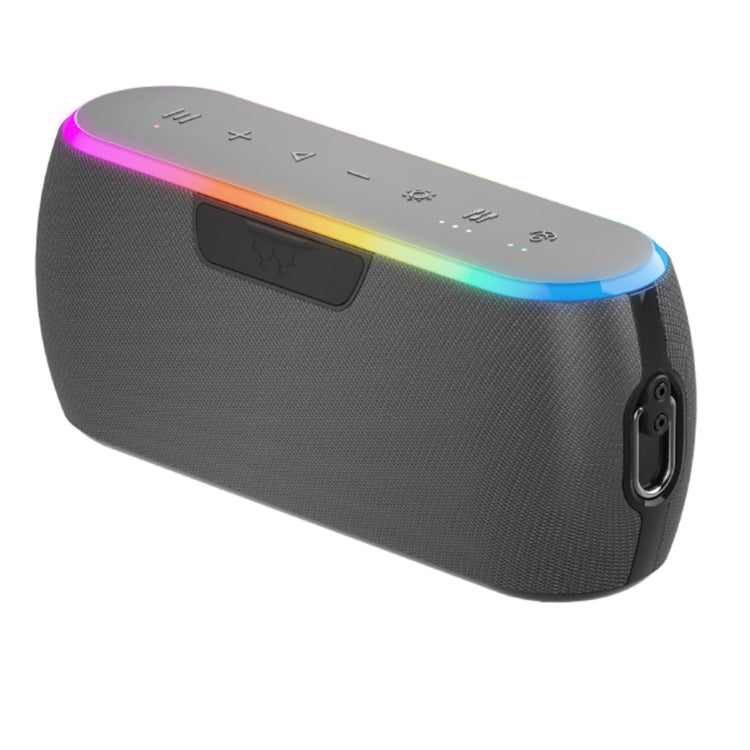 Xdobo X8 III BT5.3 IPX7 Wireless Speaker with RGB Light, Support Bluetooth/TF Card/USB/AUX(Grey)