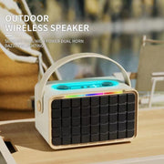 NewRixing NR8801 15W Portable Outdoor Bluetooth Speaker TWS Stereo Speaker(Gray)