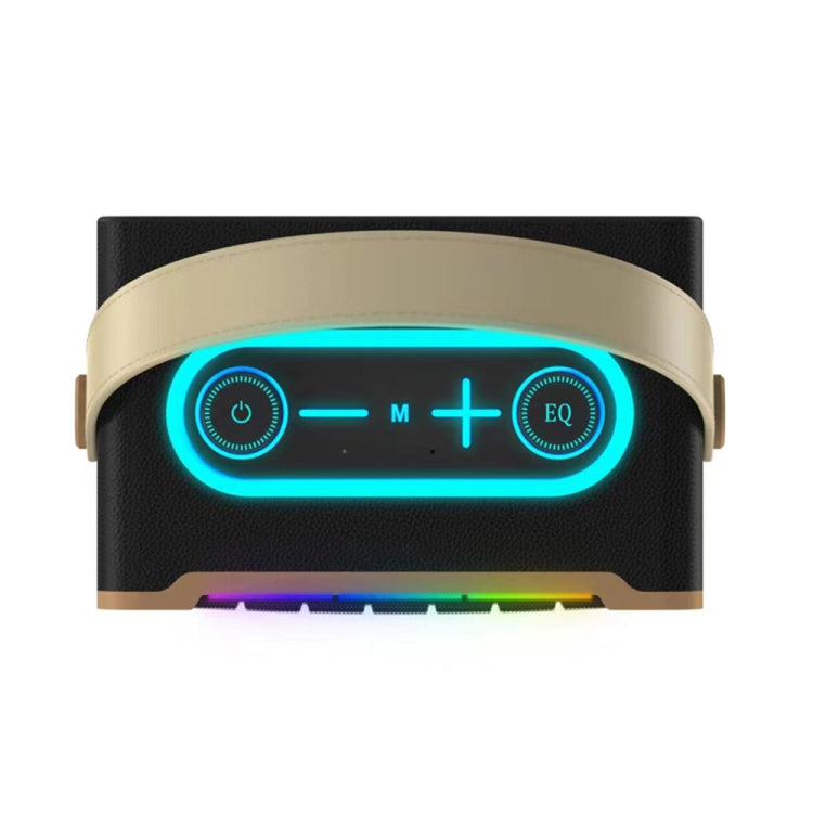NewRixing NR8801 15W Portable Outdoor Bluetooth Speaker TWS Stereo Speaker(Black)