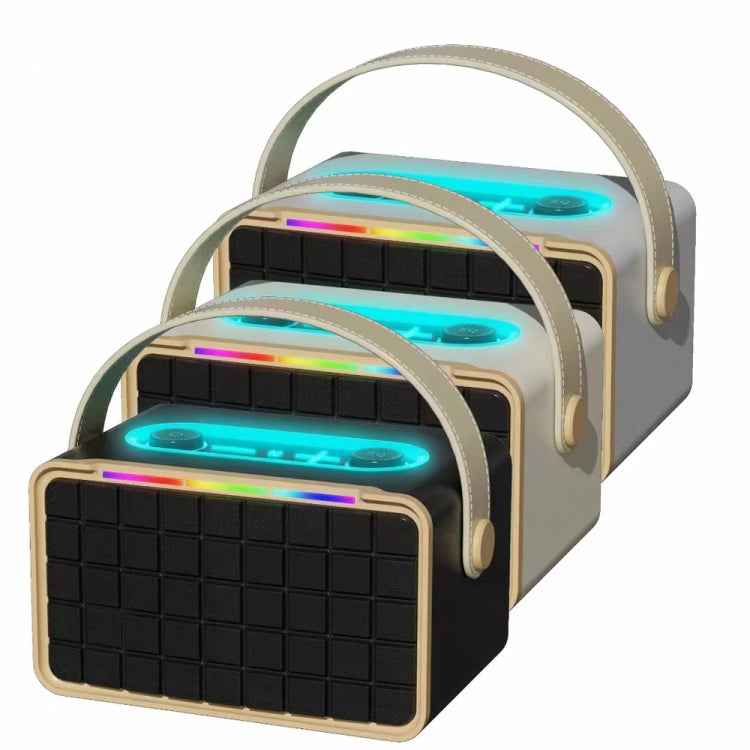 NewRixing NR8801 15W Portable Outdoor Bluetooth Speaker TWS Stereo Speaker(Gray)