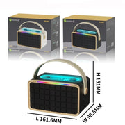 NewRixing NR8801 15W Portable Outdoor Bluetooth Speaker TWS Stereo Speaker(Gray)