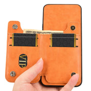 For Huawei Pura 70 Cow Pattern Sewing Card Bag Phone Case(Orange)