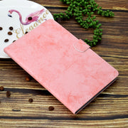 For iPad Pro 11 2024 Marble Style Cloth Texture Smart Leather Tablet Case(Pink)