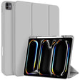 For iPad Pro 13 2024 3-fold TPU Smart Leather Tablet Case with Pen Slot(Grey) - iPad Pro 13 2024 Cases by PMC TechLife | Online Shopping South Africa | PMC TechLife | Buy Now Pay Later Mobicred