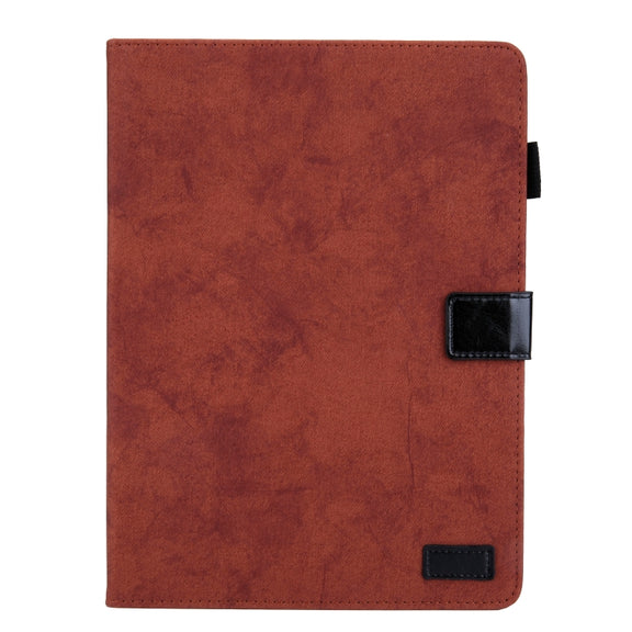 For iPad Pro 11 2024 Cloth Texture Leather Tablet Case(Brown)