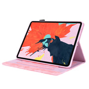 For iPad Pro 11 2024 Cloth Texture Leather Tablet Case(Pink)