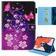 For iPad Pro 11 2024 Colored Drawing Leather Smart Tablet Case(Dual Pink Butterflies) - iPad Pro 11 2024 Cases by PMC TechLife | Online Shopping South Africa | PMC TechLife | Buy Now Pay Later Mobicred